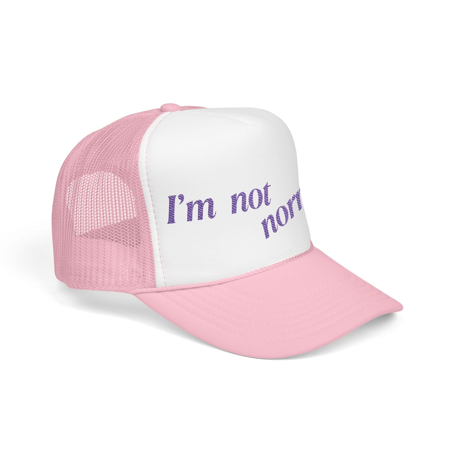 I'm not normaL - Embroidered 100% Polyester Hat | Custom Headwear