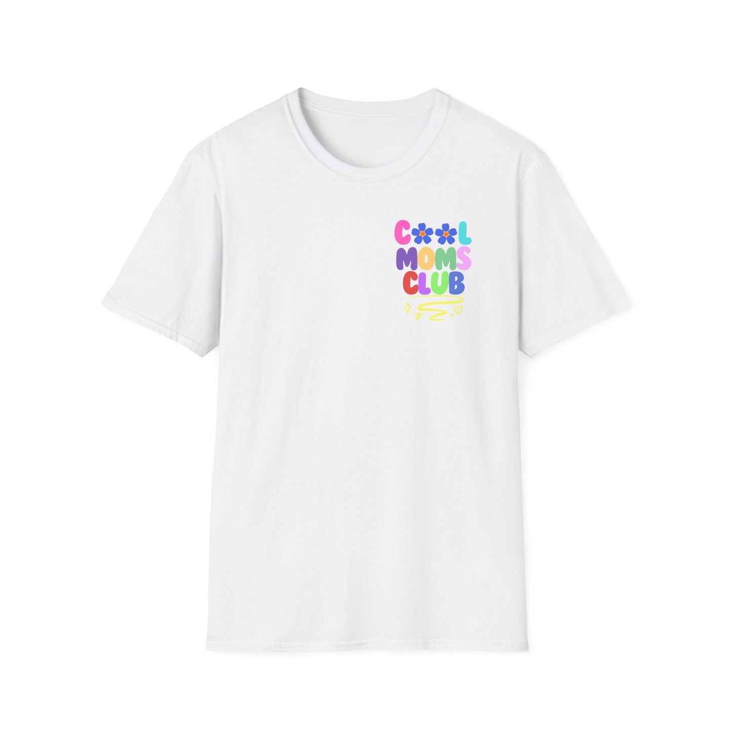 Cool Moms Club | Funny Mom Shirt | Adult Clothes | Humor Shirt | Trending | Birthday Gift | Unisex Softstyle T-Shirt