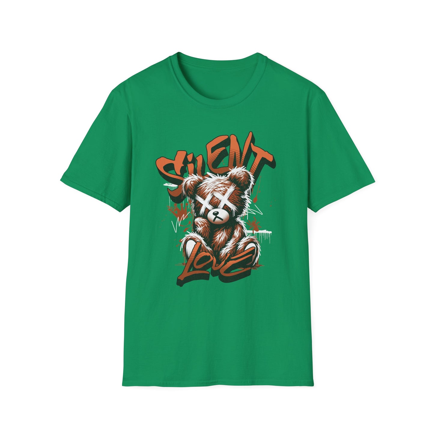 Silent Love | Adult Clothes | Teen Shirt | Love Bear | Trending | Birthday Gift
