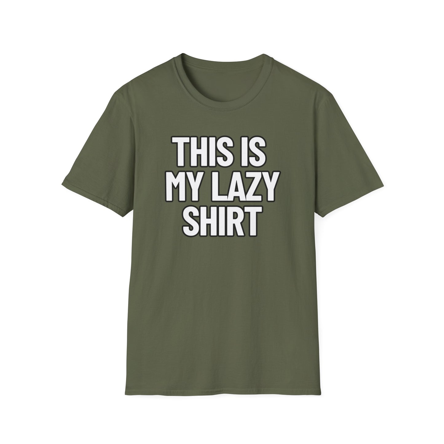 This Is My Lazy Shirt | Adult Shirt | Teen Clothes | Cool Shirt | Funny Fashion | Trending | Birthday Gift | Unisex Softstyle T-Shirt