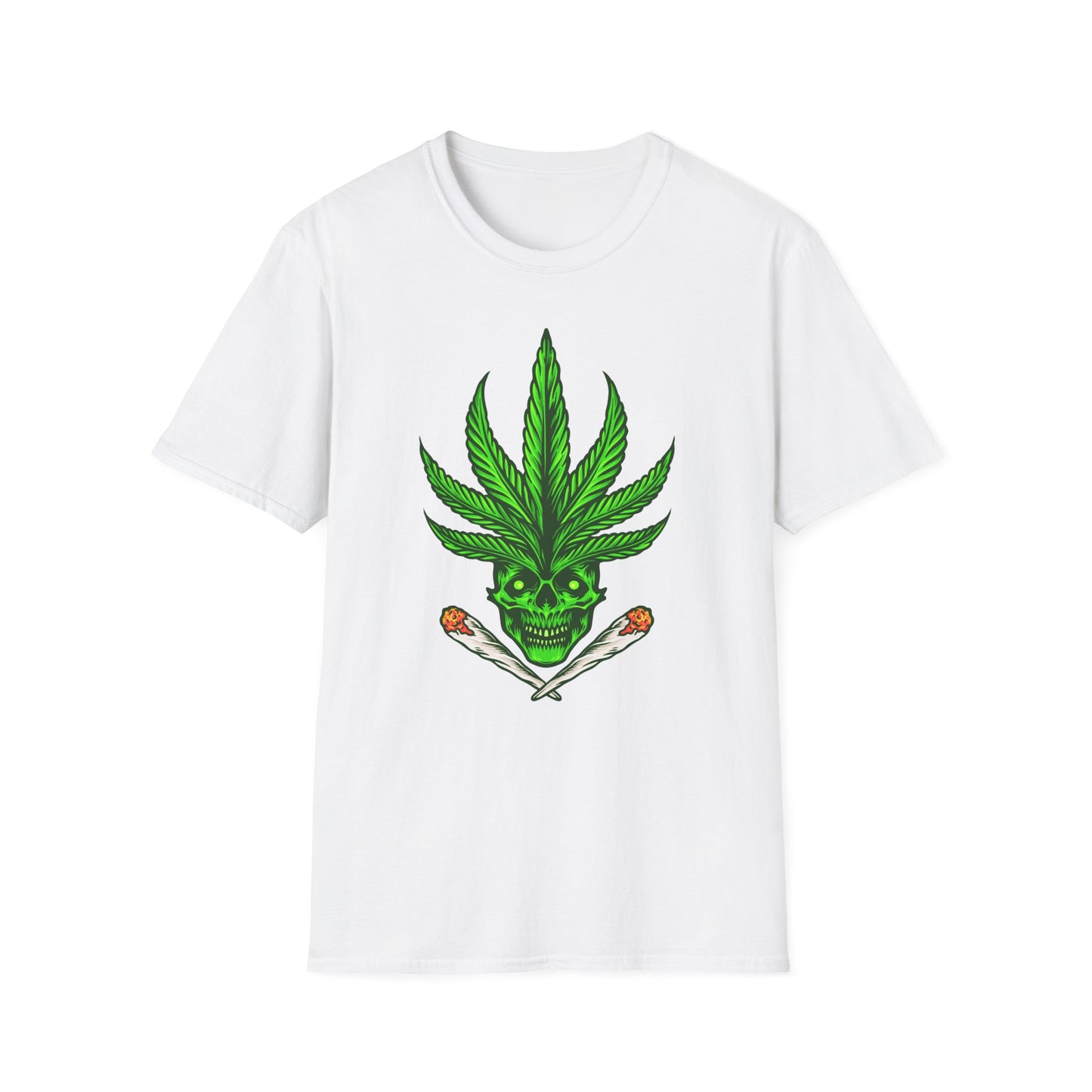 Marijuana Skull Shirt | Adult Clothes | Trending | Birthday Gift