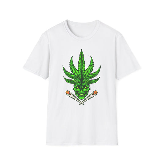 Marijuana Skull Shirt | Adult Clothes | Trending | Birthday Gift