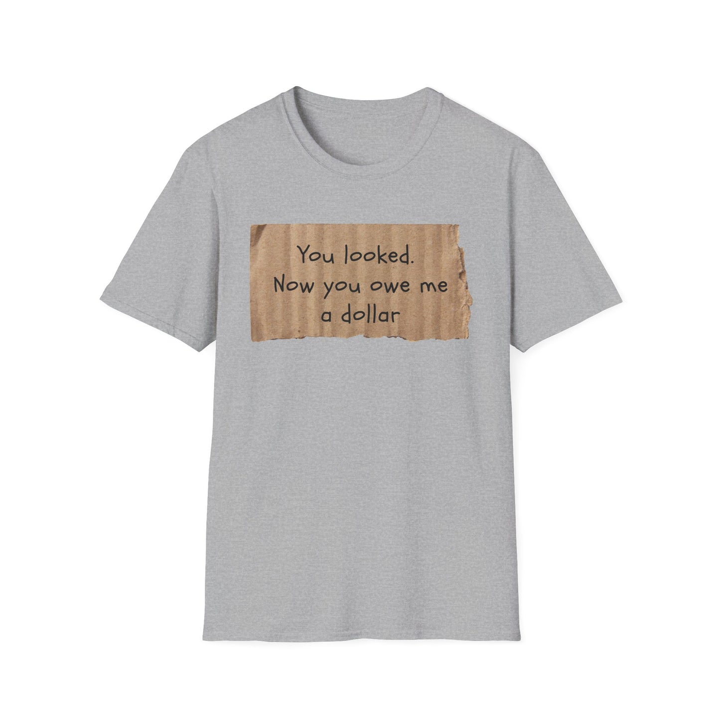 You Looked | Funny Adult Shirt | Teen Clothes | Humor Shirt | Trending | Birthday Gift | Unisex Softstyle T-Shirt