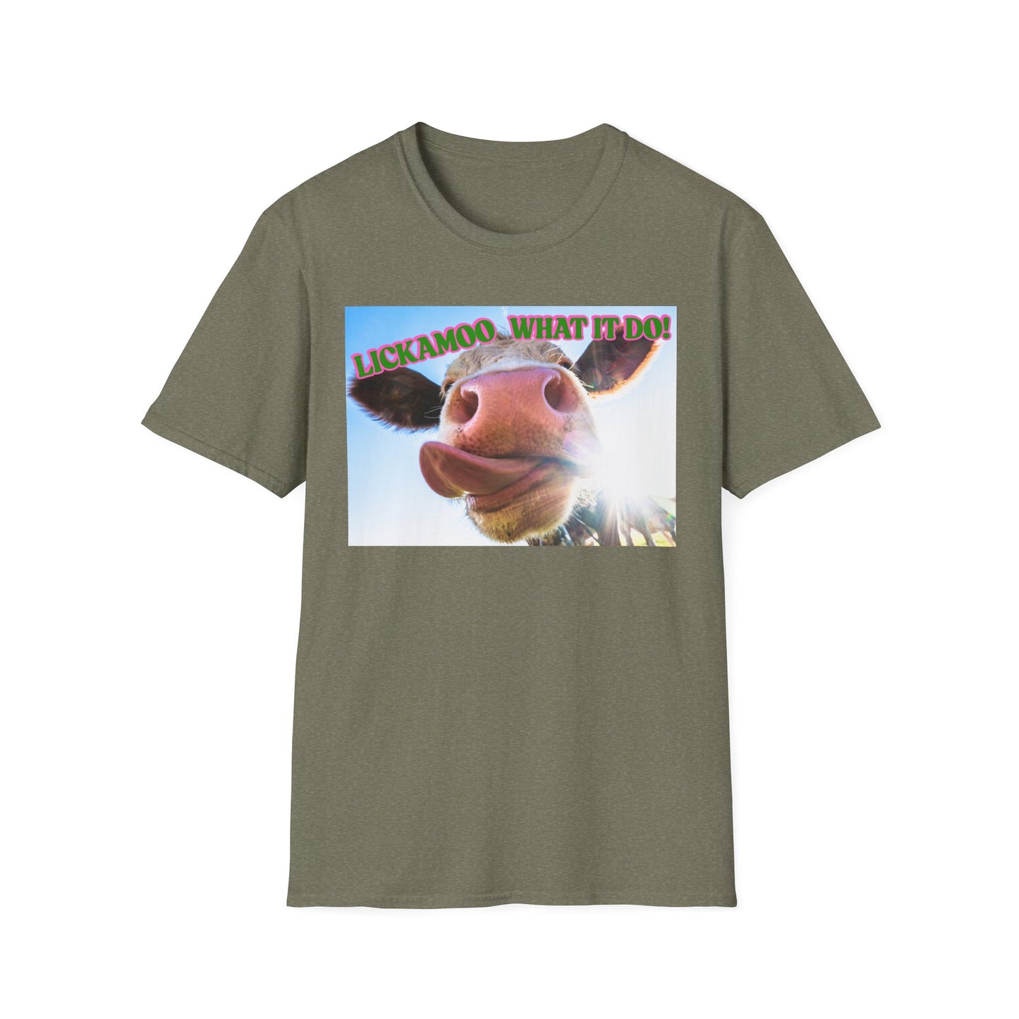Lickamoo What it do | Teen Clothes | Kid Clothes | Funny Cow Shirt | Cool Adult Shirt | Trending | Birthday Gift | Unisex Softstyle T-Shirt