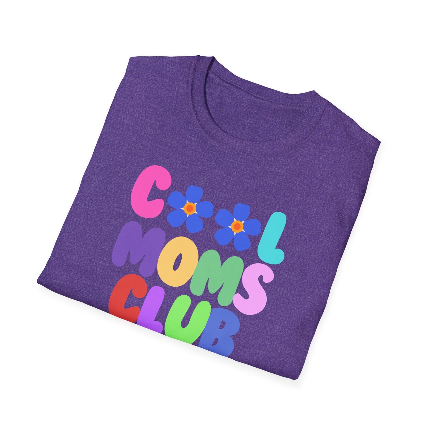 COOL MOMS CLUB | Funny Mom Shirt | Adult Clothes | Humor Shirt | Trending | Birthday Gift | Unisex Softstyle T-Shirt