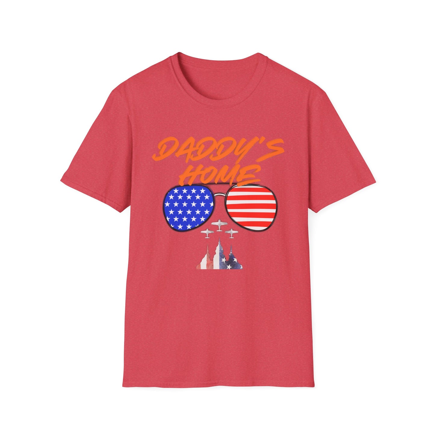 President of America | Daddy's Home | Cool Shirt | Fashion | Trending | Dad Shirt | Birthday Gift | Unisex Softstyle T-Shirt
