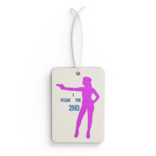 I Plead The 2nd | Durable Car Air Freshener - Unique Gift | Aromatherapy | Auto Accessories
