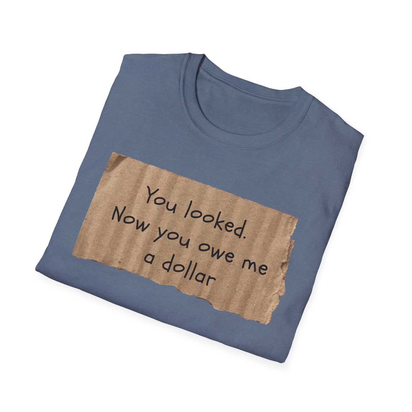 You Looked | Funny Adult Shirt | Teen Clothes | Humor Shirt | Trending | Birthday Gift | Unisex Softstyle T-Shirt