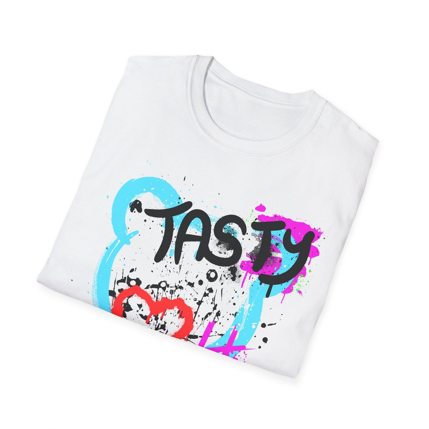 Tasty Graffiti Shirt | Colorful Shirt | Cool Teen Shirt | Fashion | Trending | Dope Design | Birthday Gift | Unisex Softstyle T-Shirt