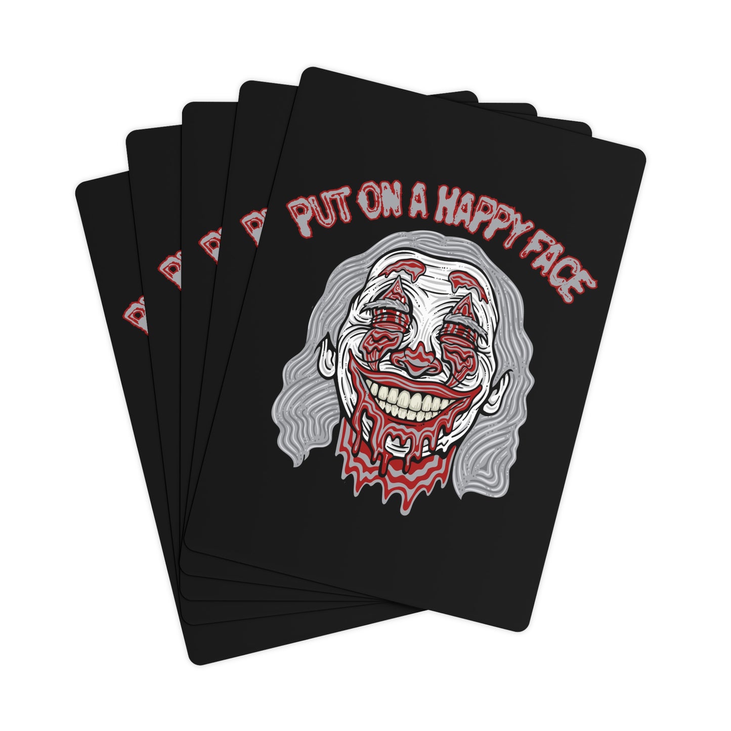 Happy Face | Premium Gloss Playing Cards | Unique Poker Cards