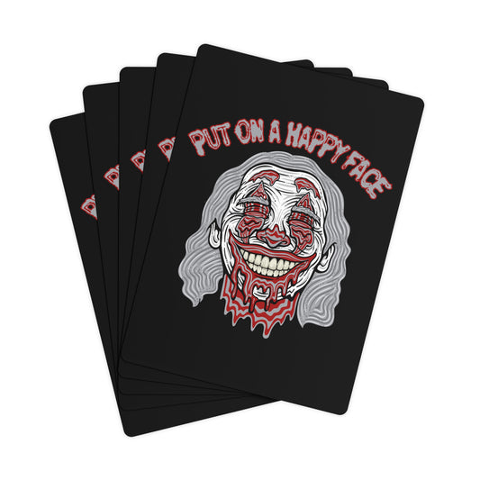 Happy Face | Premium Gloss Playing Cards | Unique Poker Cards