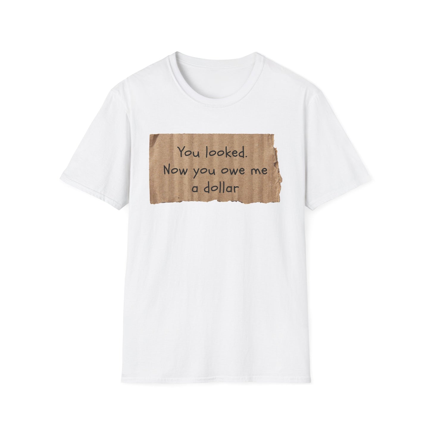 You Looked | Funny Adult Shirt | Teen Clothes | Humor Shirt | Trending | Birthday Gift | Unisex Softstyle T-Shirt
