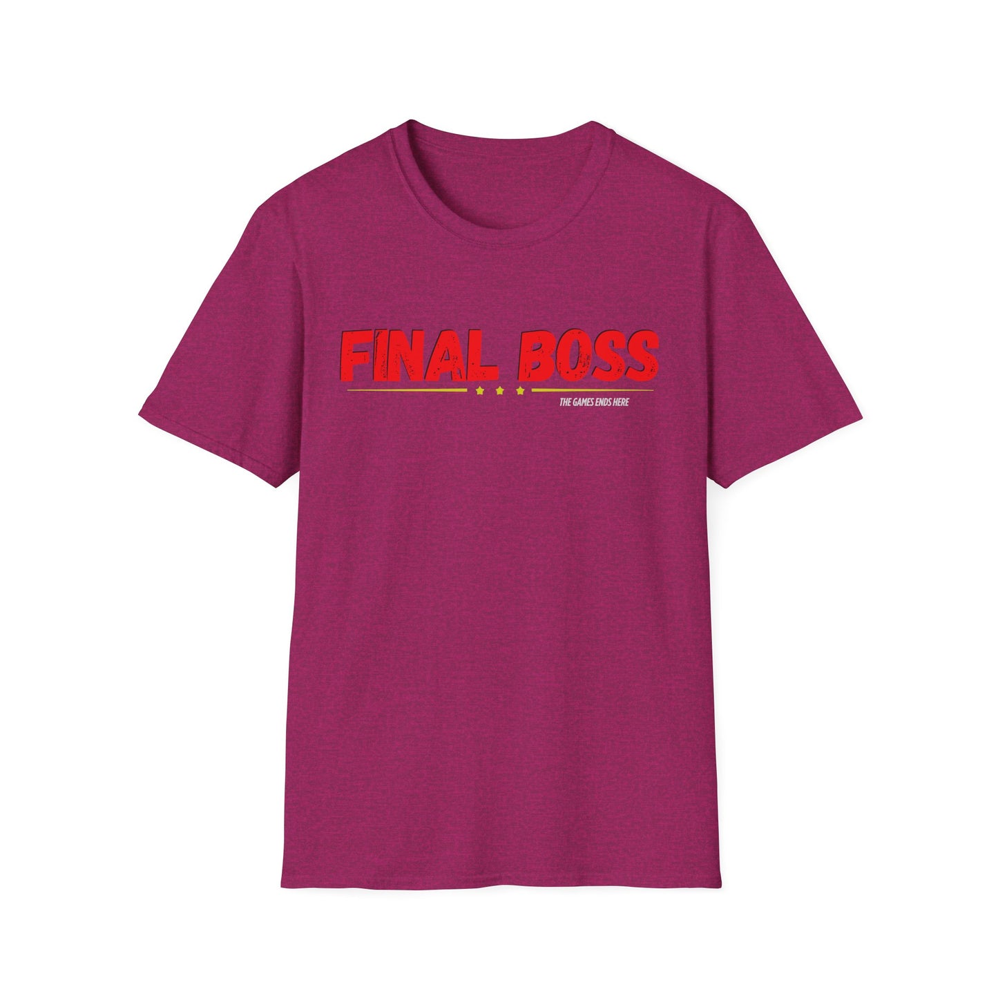 FINAL BOSS | Colorful Shirt | Cool Shirt | Fashion | Trending | Cool Design | Birthday Gift | Unisex Softstyle T-Shirt