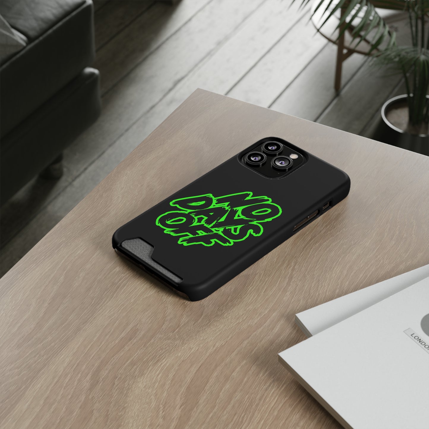 No Days Off | Impact-Resistant Phone Case With Card Holder | iPhone Samsung Models