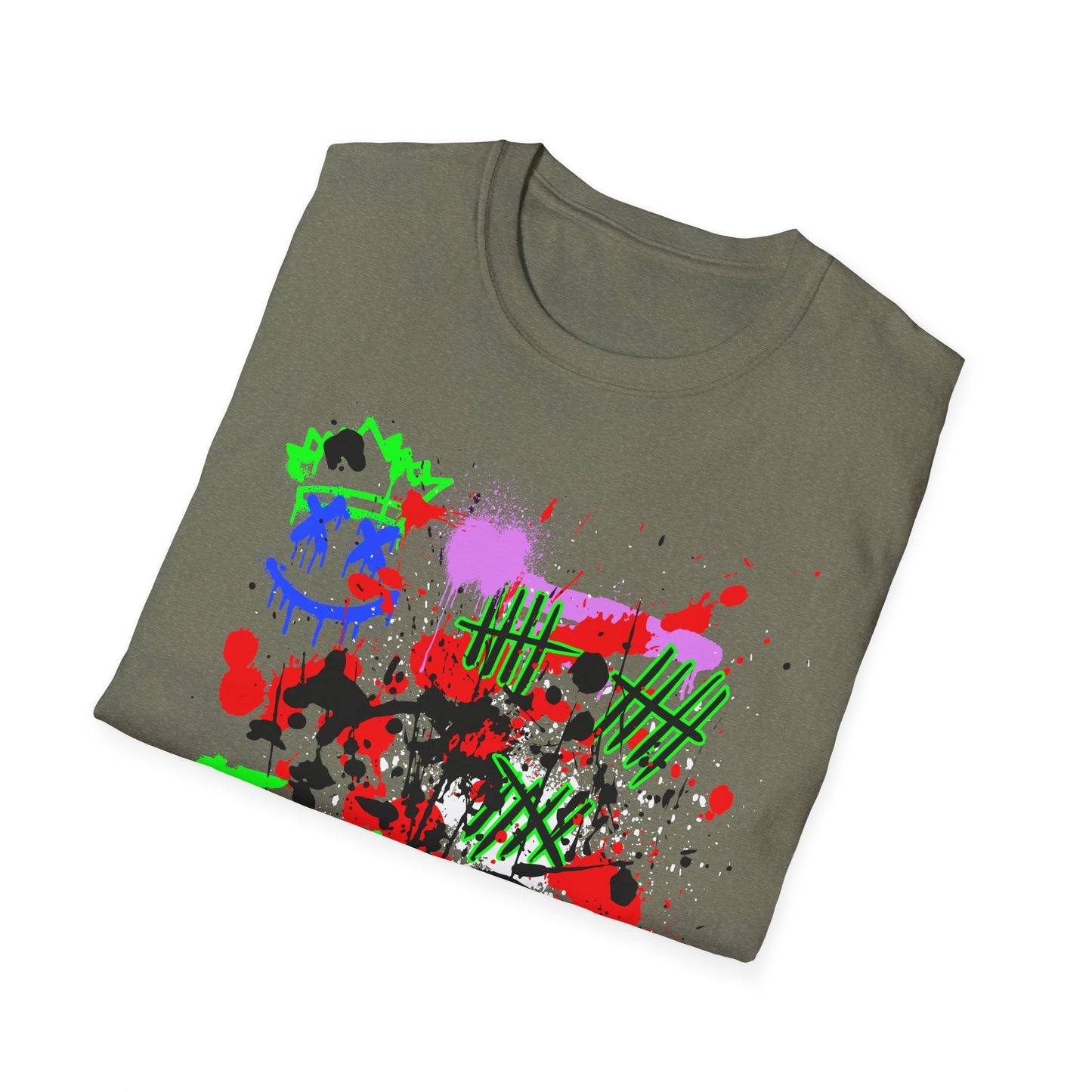 FUN Graffiti Shirt | Adult Shirt | Teen Clothes | Cool Shirt | Funny Fashion | Trending | Birthday Gift | Unisex Softstyle T-Shirt