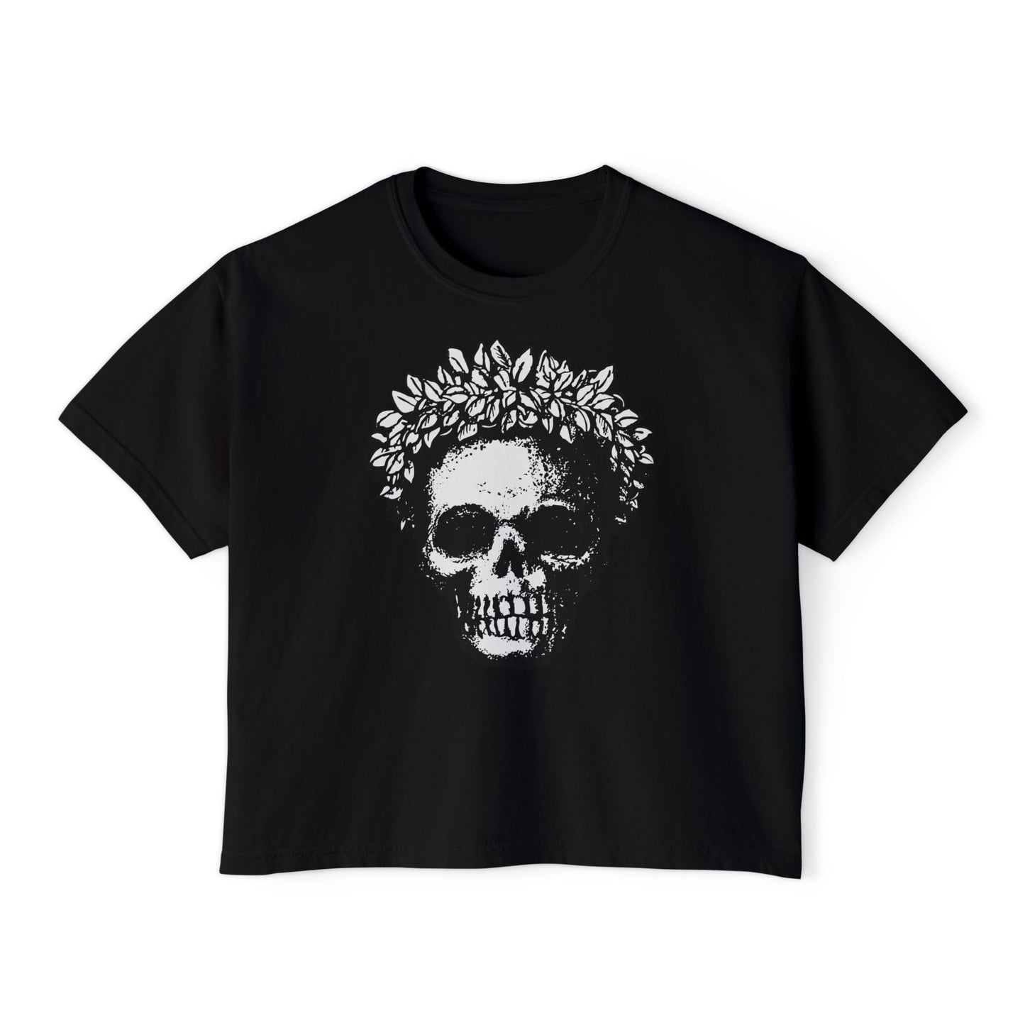 Greek Fro | Boxy Crop Tee - Trendy Casual Top, Festival Wear, Streetwear, Birthday Gift, Graphic Design Tee