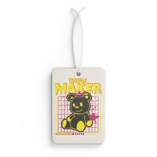 Trouble Maker | Durable Car Air Freshener - Unique Gift | Aromatherapy | Auto Accessories