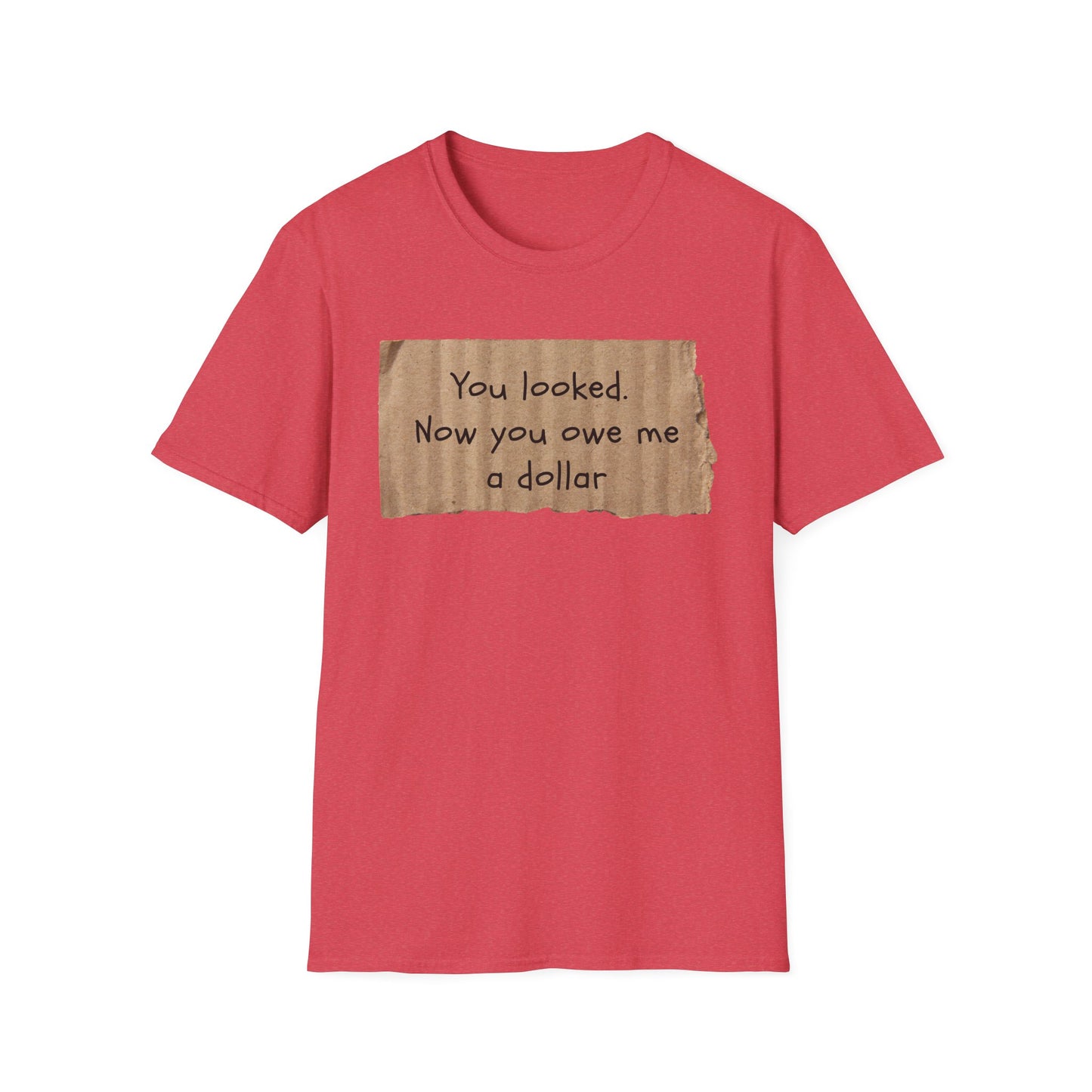 You Looked | Funny Adult Shirt | Teen Clothes | Humor Shirt | Trending | Birthday Gift | Unisex Softstyle T-Shirt