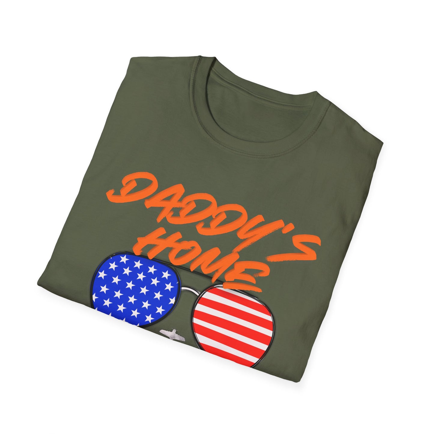 President of America | Daddy's Home | Cool Shirt | Fashion | Trending | Dad Shirt | Birthday Gift | Unisex Softstyle T-Shirt
