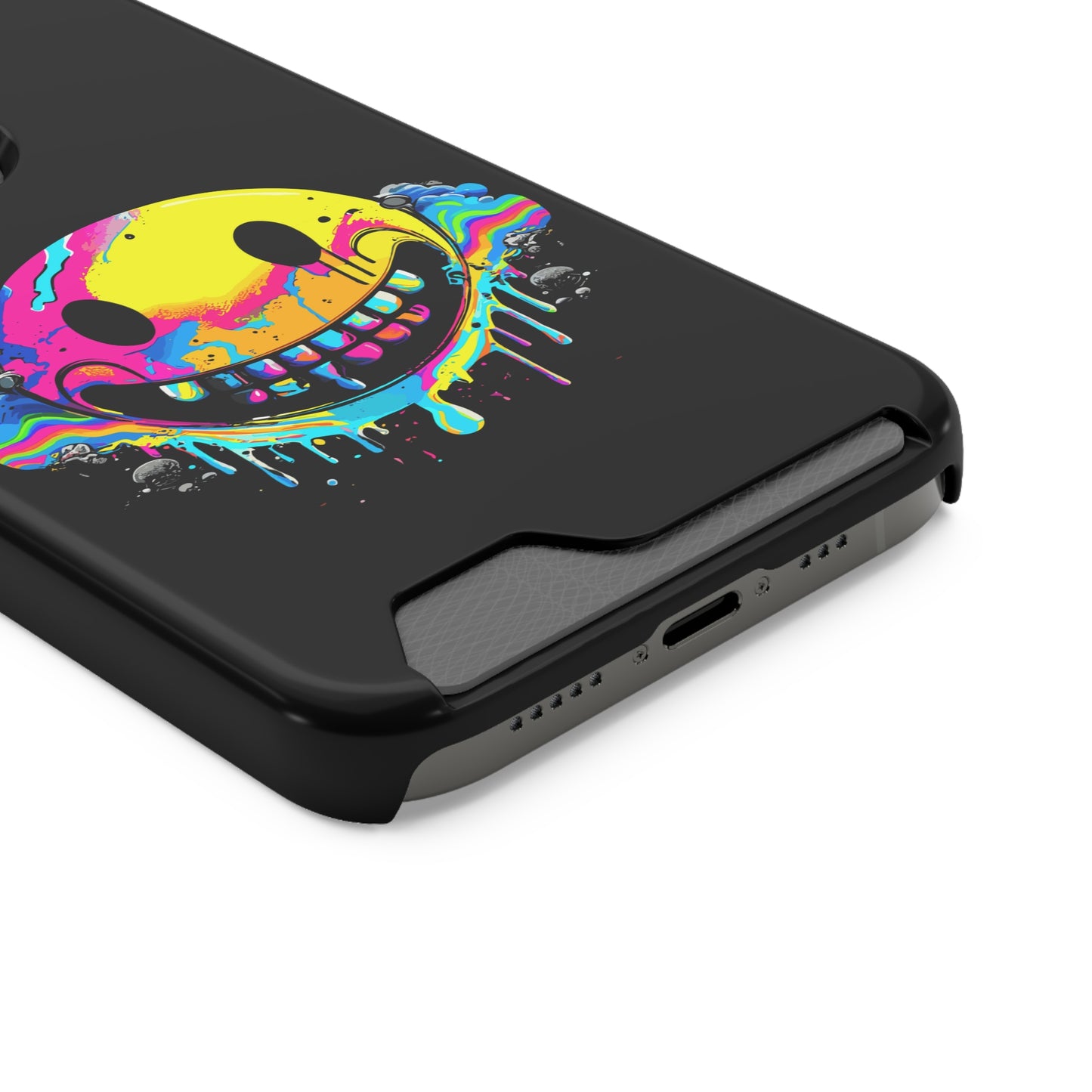 Smile With Me | Impact-Resistant Phone Case With Card Holder | iPhone Samsung Models