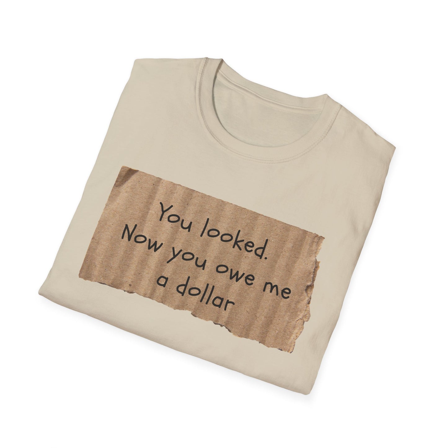 You Looked | Funny Adult Shirt | Teen Clothes | Humor Shirt | Trending | Birthday Gift | Unisex Softstyle T-Shirt