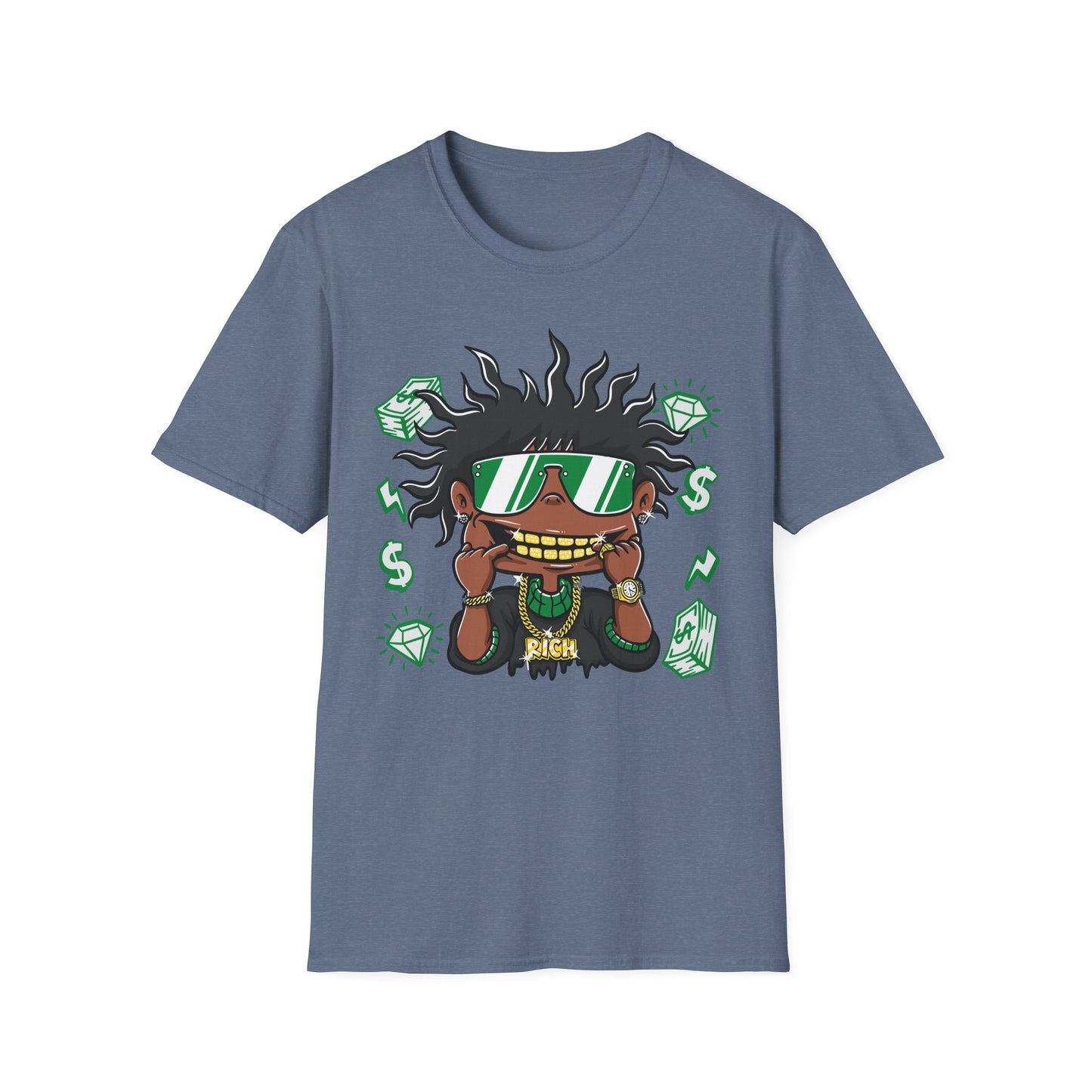 RICH RICH | Money Shirt | Adult Clothes | Teen Shirt | Trending | Birthday Gift
