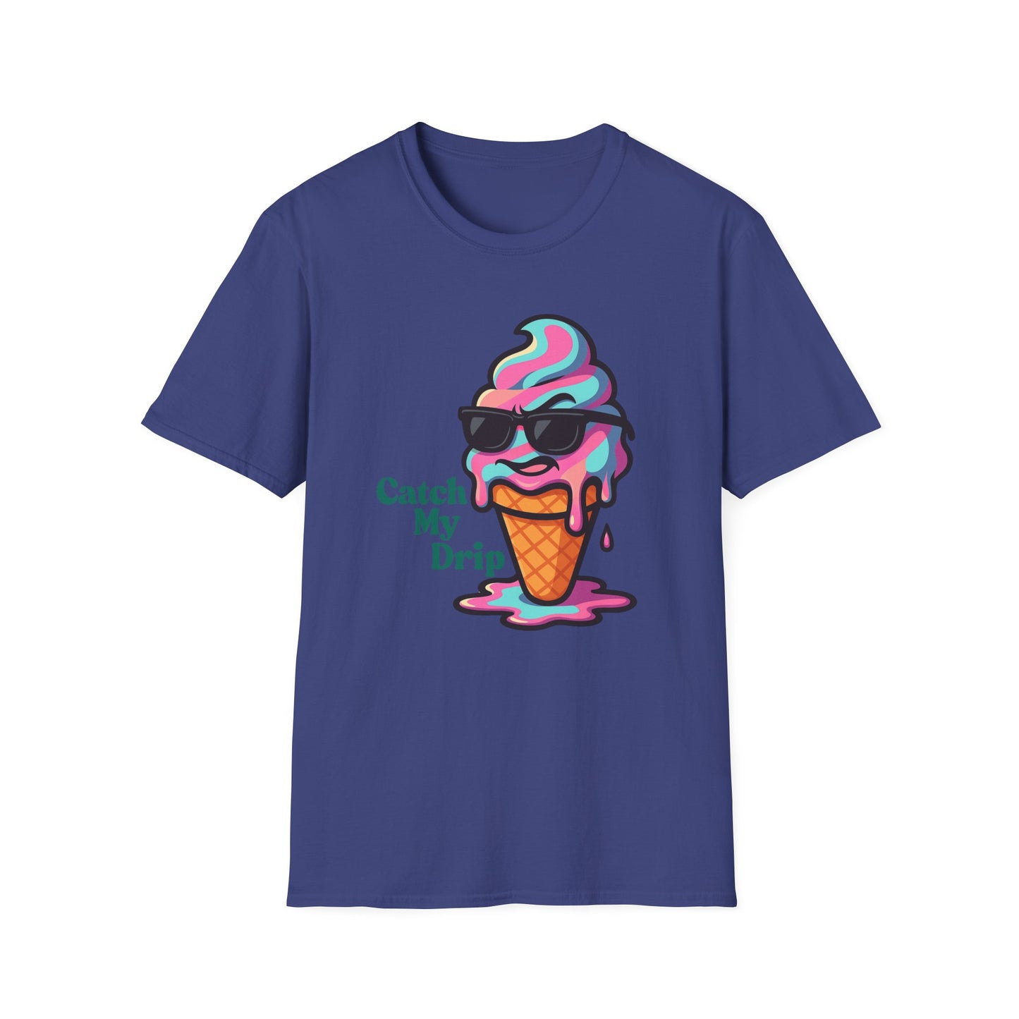 Catch My Drip | Cool Ice Cream Shirt | Fashion | Trending | Cool Design | Birthday Gift | Unisex Softstyle T-Shirt