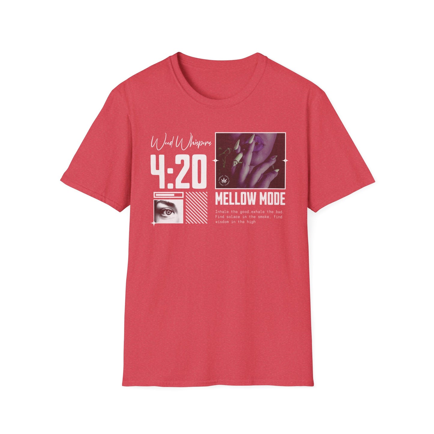Mellow Mood | Adult Clothes | 420 | Trending | Birthday Gift | Softstyle Tshirt