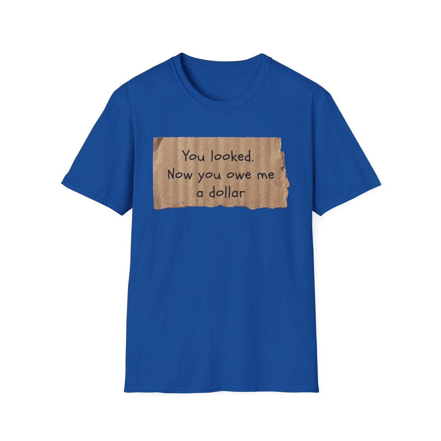 You Looked | Funny Adult Shirt | Teen Clothes | Humor Shirt | Trending | Birthday Gift | Unisex Softstyle T-Shirt