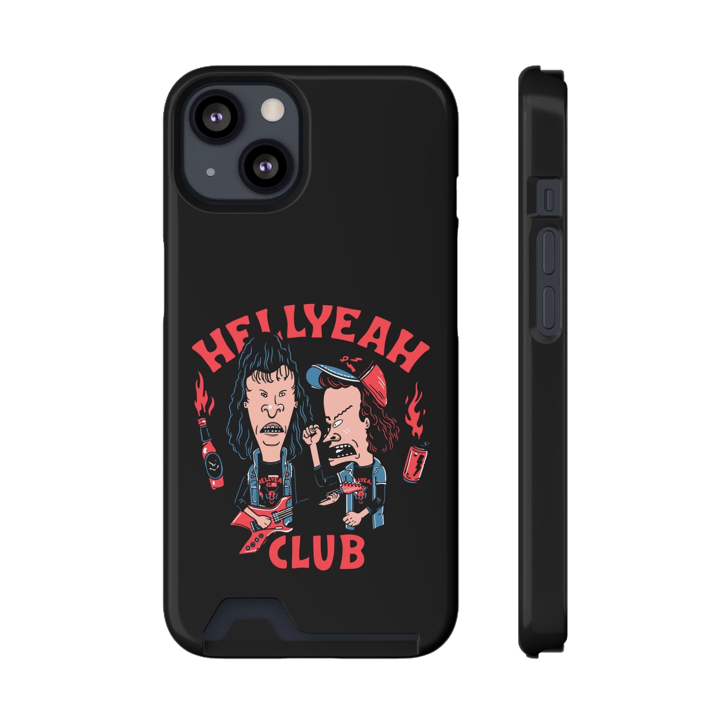 HellYeah Club | Impact-Resistant Phone Case With Card Holder | iPhone Samsung Models