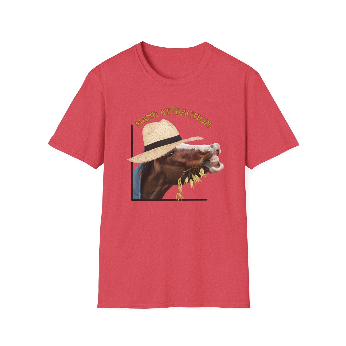 Mane Attraction | Funny Horse Shirt | Teen Clothes | Adult Shirt | Kids Clothes | Trending | Birthday Gift | Unisex Softstyle T-Shirt