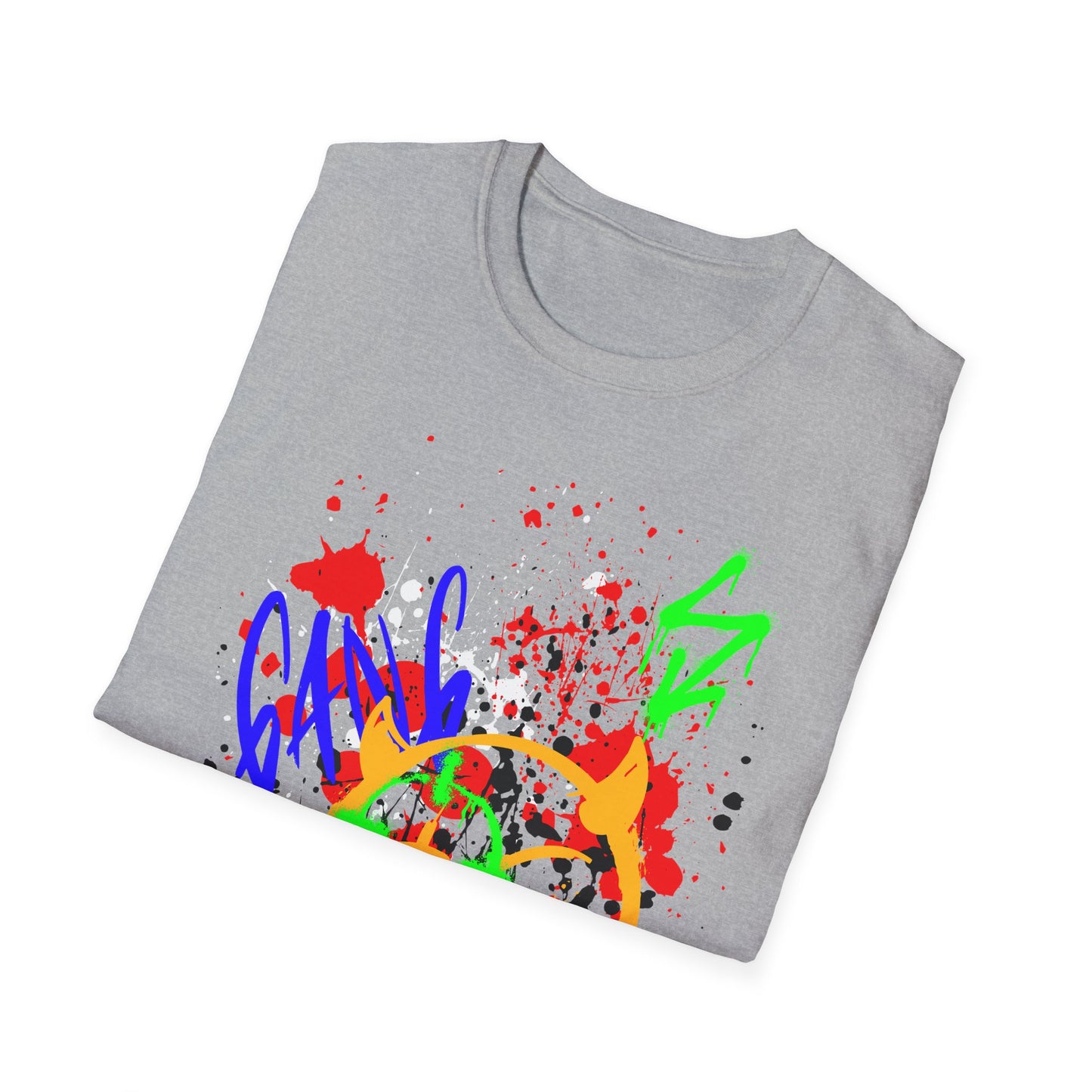 Graffiti Bullseye Shirt | Colorful Shirt | Cool Teen Shirt | Fashion | Trending | Dope Design | Birthday Gift | Unisex Softstyle T-Shirt