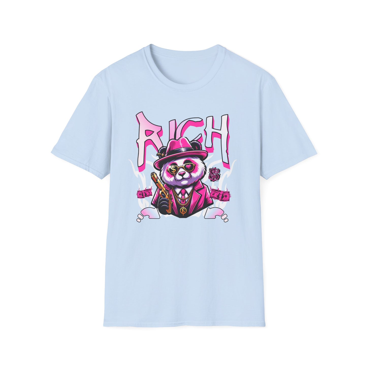 RICH | Money Bear Shirt | Adult Clothes | Teen Shirt | Trending | Birthday Gift