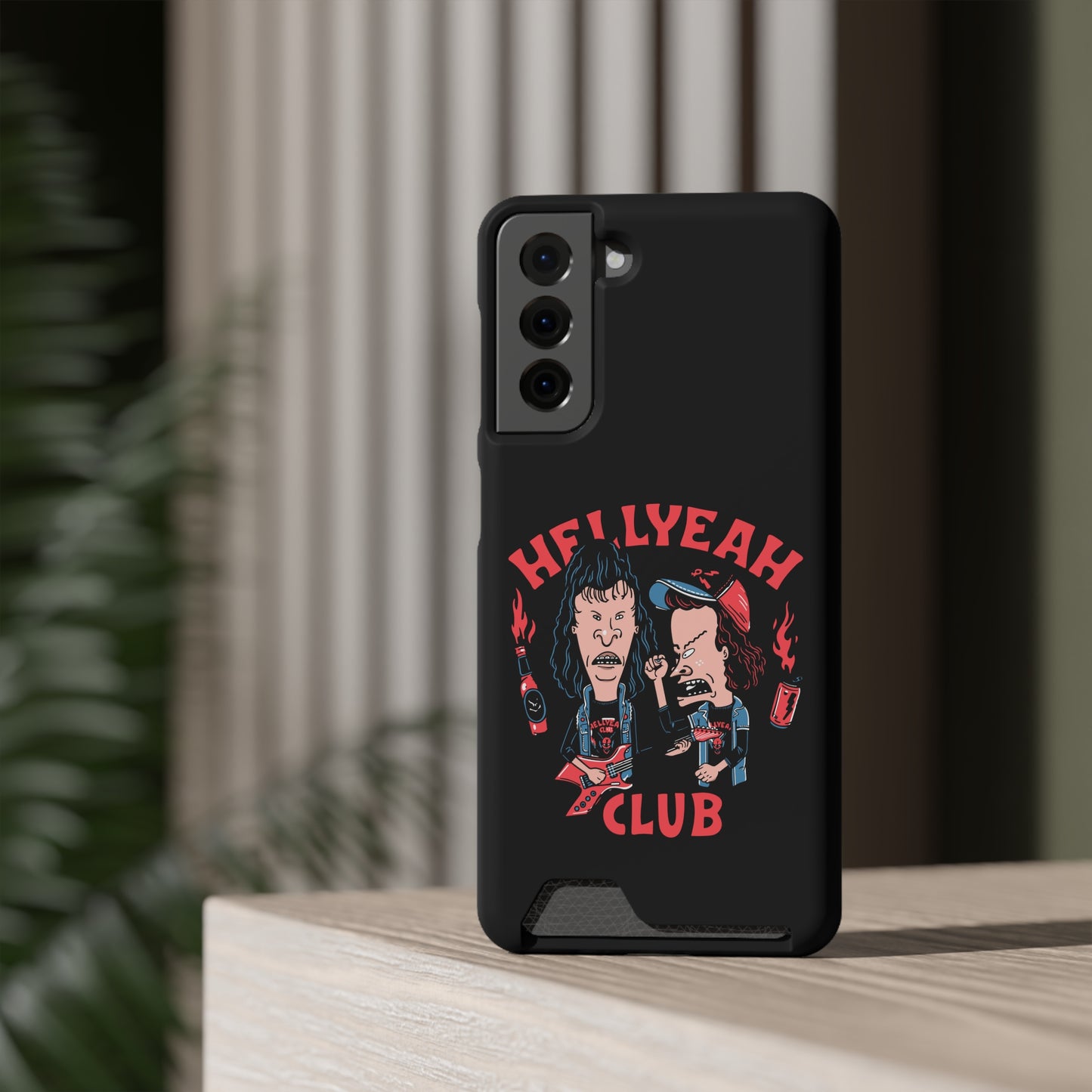 HellYeah Club | Impact-Resistant Phone Case With Card Holder | iPhone Samsung Models