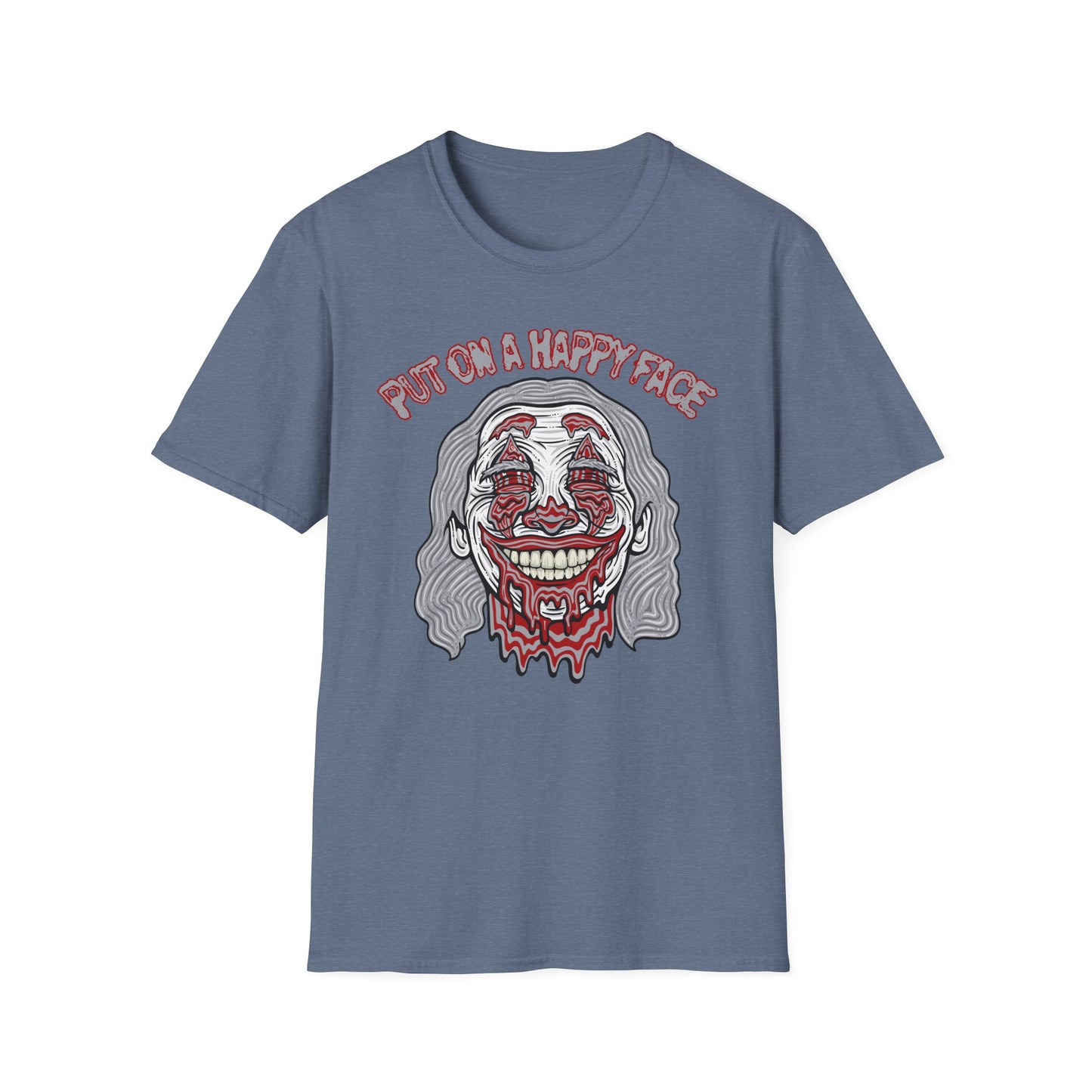 Happy Face | Clown Shirt | Adult Clothes | Teen Shirt | Trending | Birthday Gift