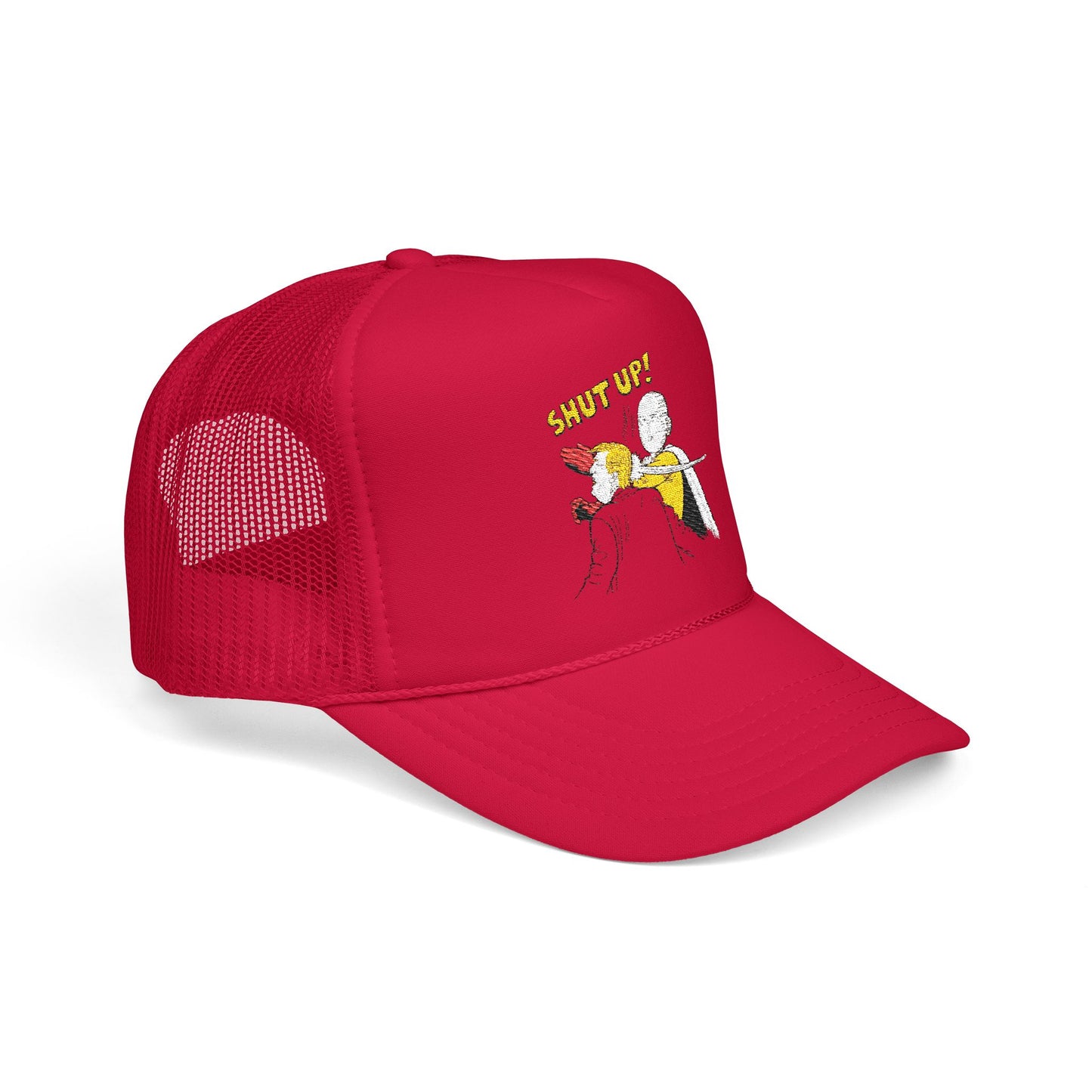 Shut Up! - Embroidered 100% Polyester Hat | Funny Custom Headwear