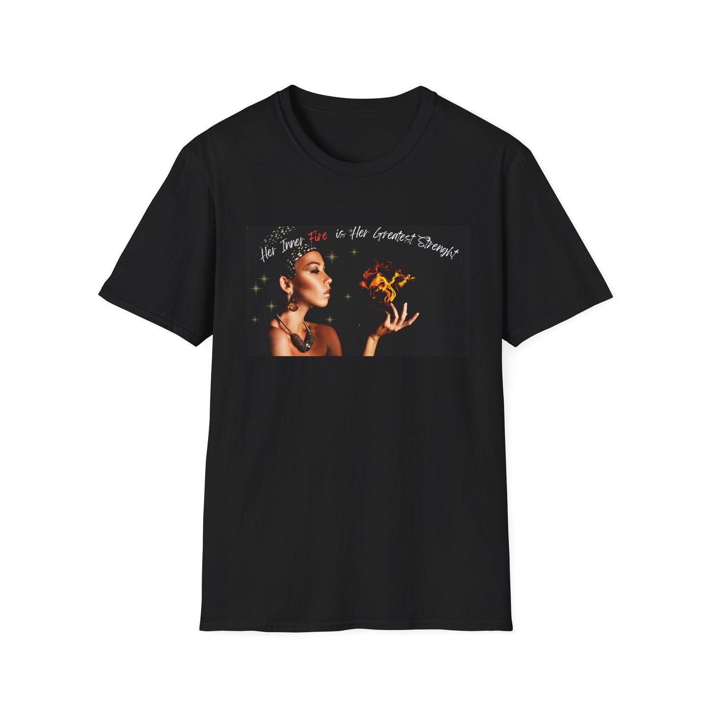 Her Inner Fire | Colorful Shirt | Cool Shirt For Her | Fashion | Trending | Inspirational | Birthday Gift | Unisex Softstyle T-Shirt