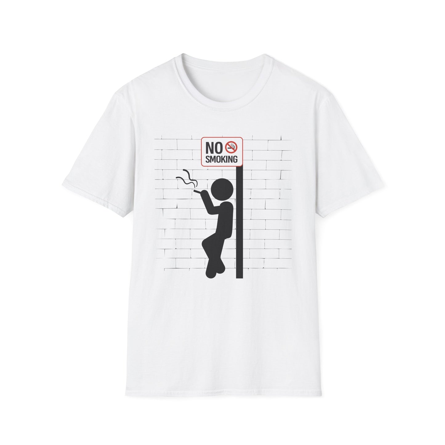 NO SMOKING | Funny Adult Shirt | Fashion | Trending | Birthday Gift | Unisex Softstyle T-Shirt