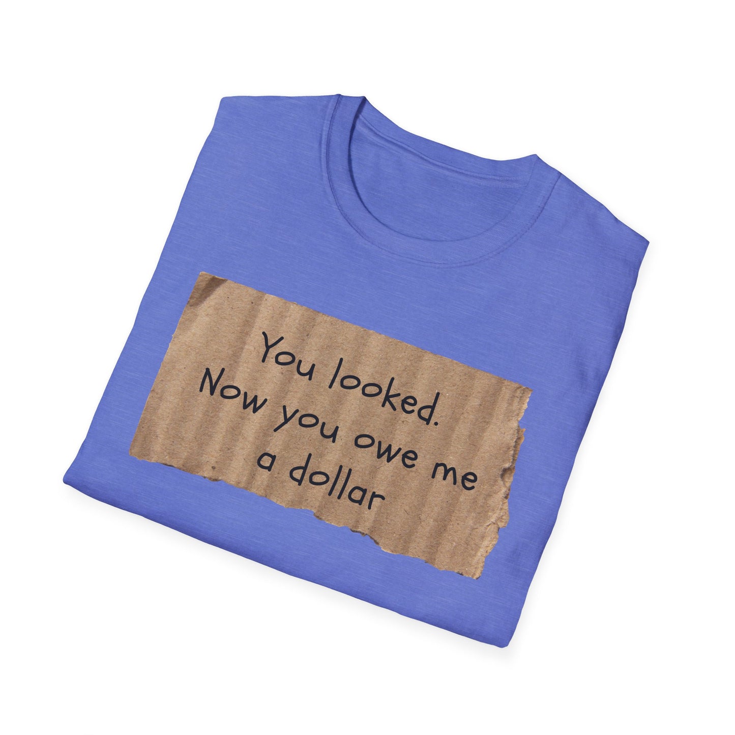 You Looked | Funny Adult Shirt | Teen Clothes | Humor Shirt | Trending | Birthday Gift | Unisex Softstyle T-Shirt