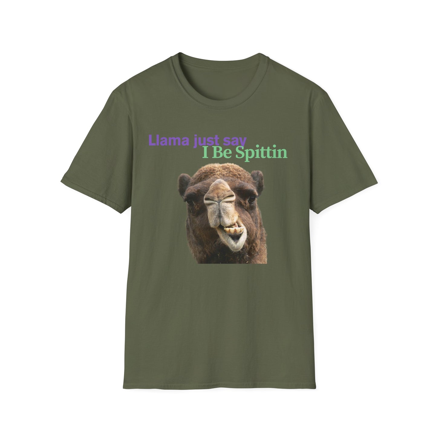 I Be Spittin | Funny Llama Shirt | Teen Clothes | Adult Shirt | Kids Clothes | Trending | Birthday Gift | Unisex Softstyle T-Shirt