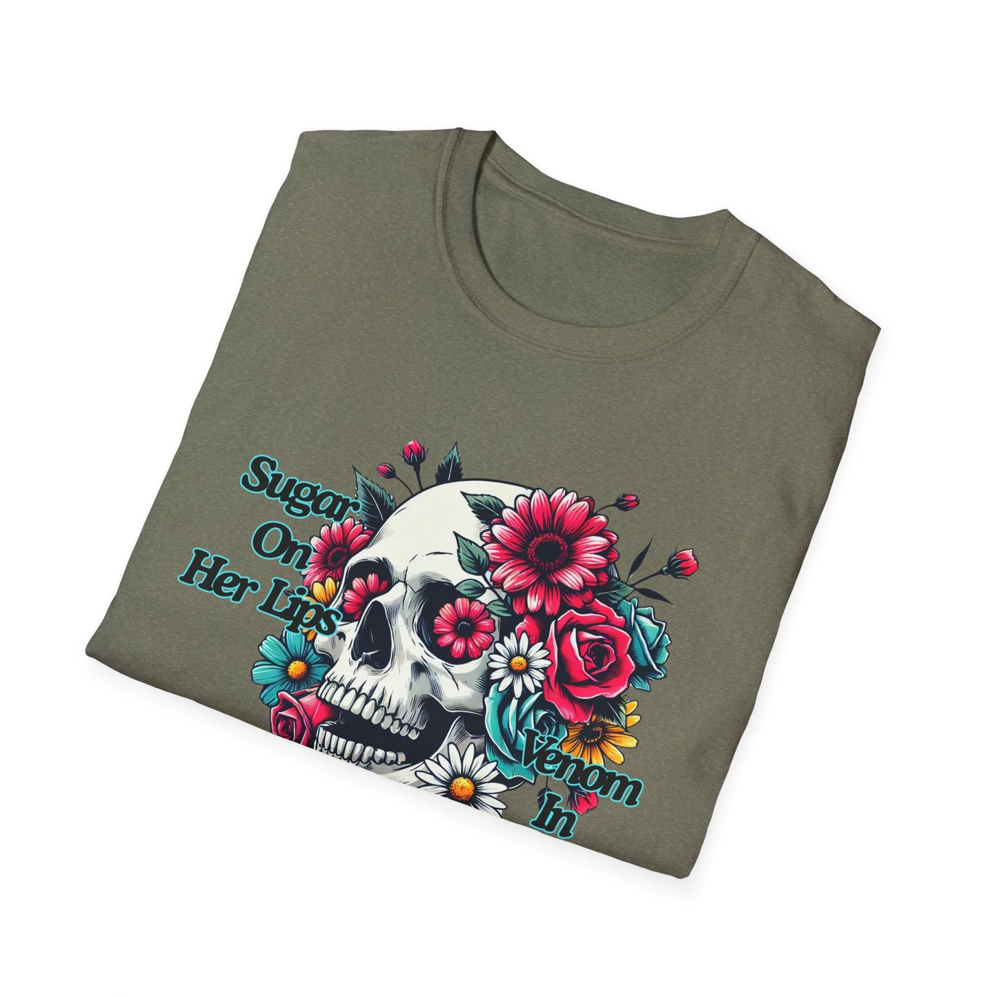 Sugar On Her Lips | Adult Shirt | Teen Clothes | Fashion | Trending | Birthday Gift | Unisex Softstyle T-Shirt