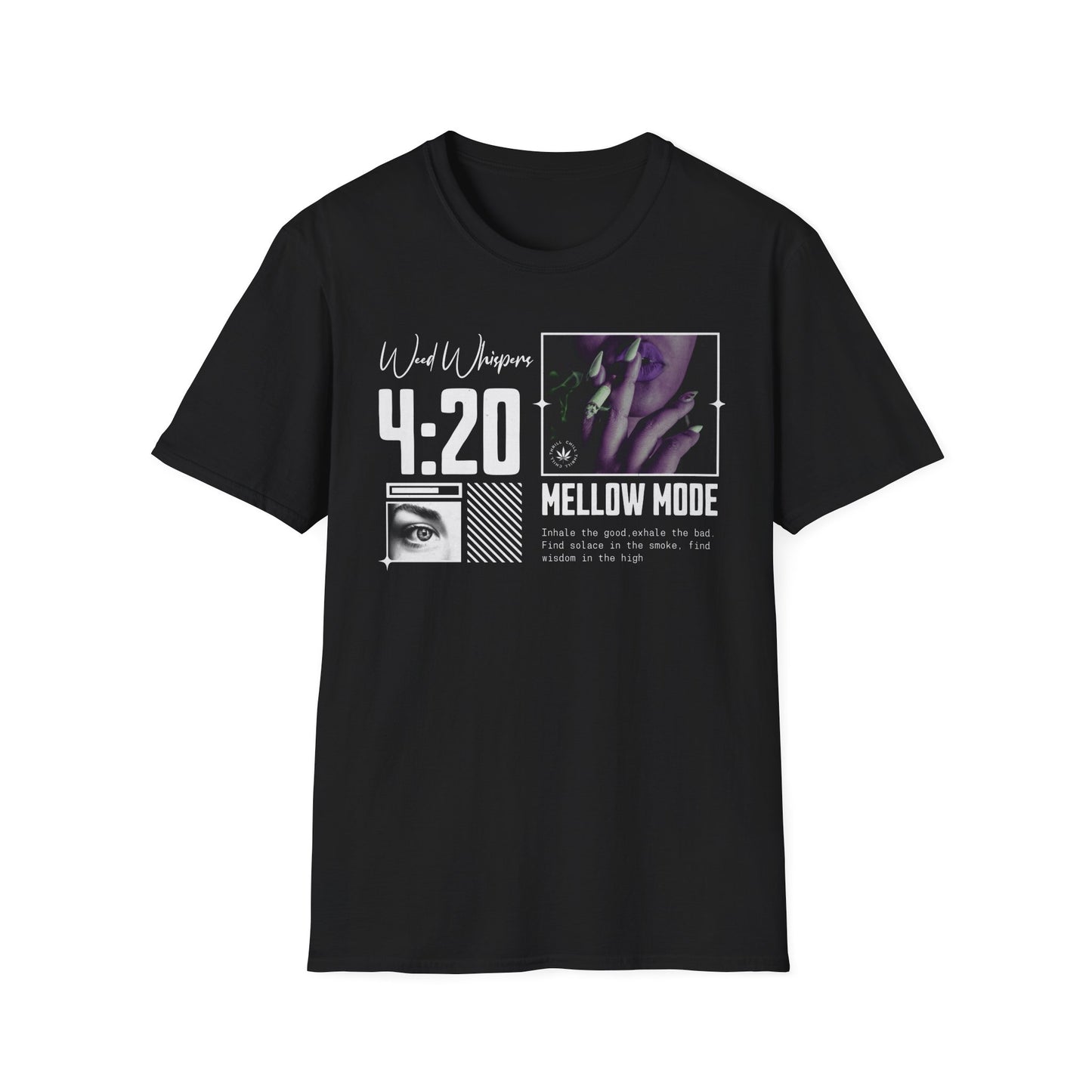 Mellow Mood | Adult Clothes | 420 | Trending | Birthday Gift | Softstyle Tshirt
