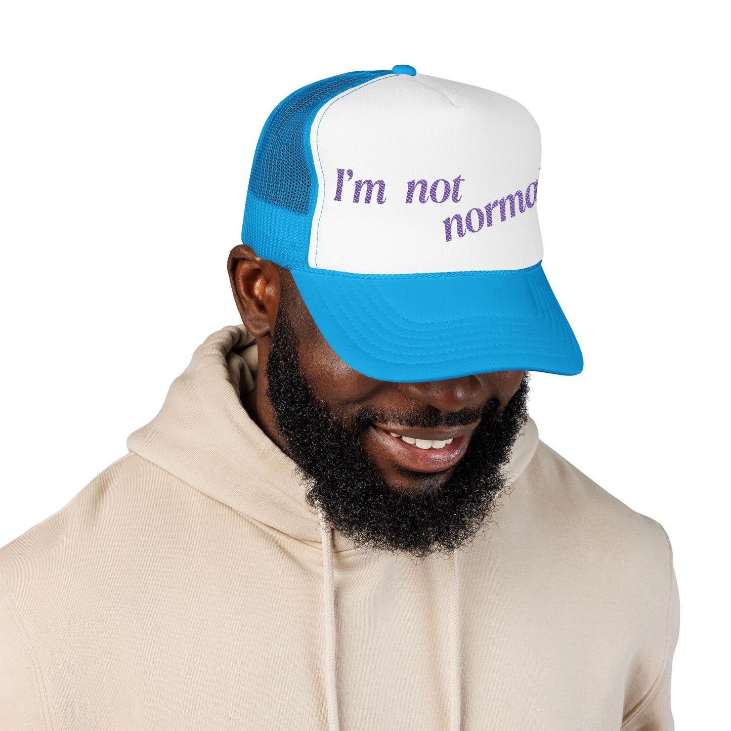 I'm not normaL - Embroidered 100% Polyester Hat | Custom Headwear