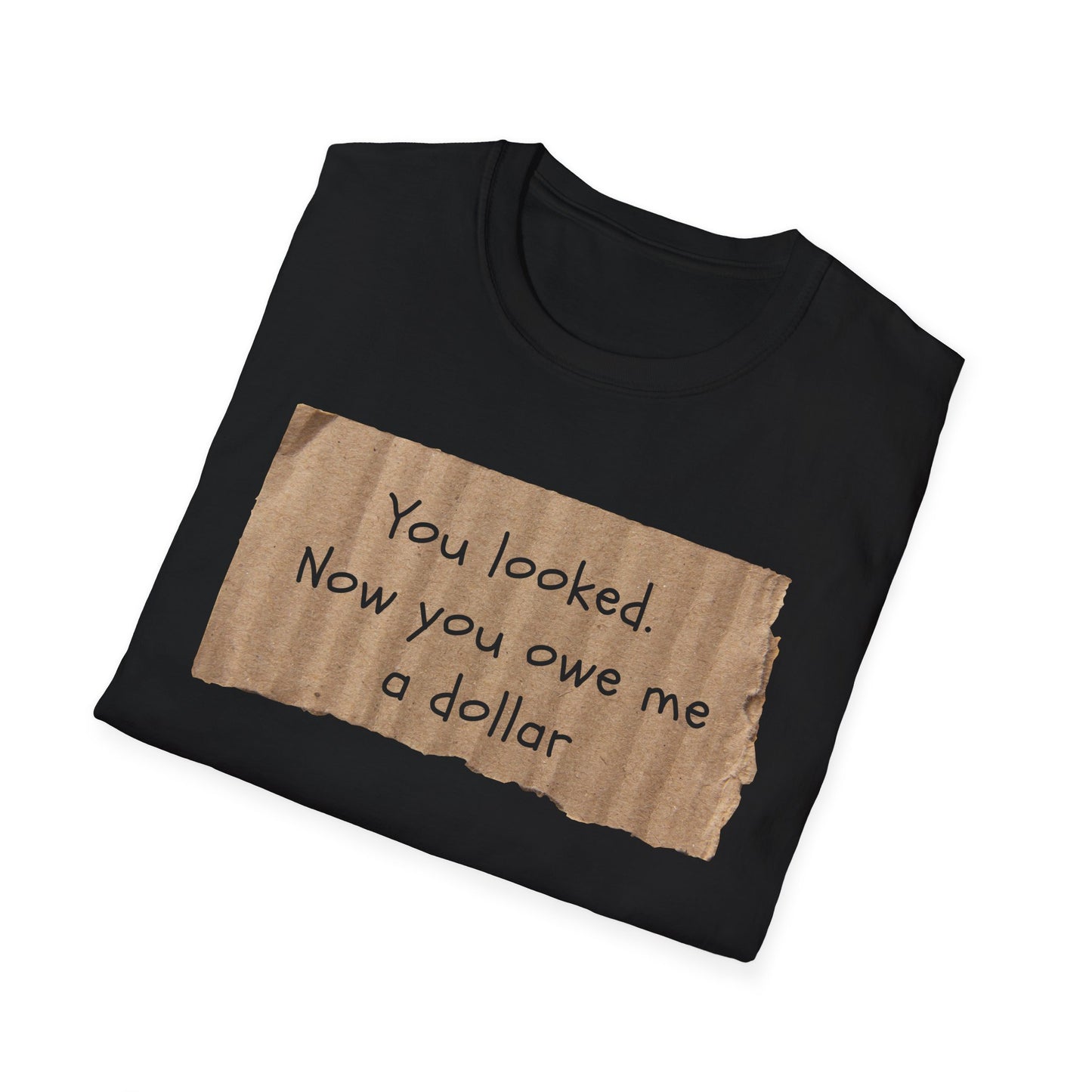 You Looked | Funny Adult Shirt | Teen Clothes | Humor Shirt | Trending | Birthday Gift | Unisex Softstyle T-Shirt