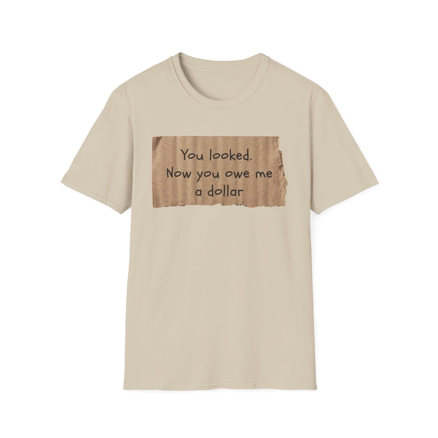 You Looked | Funny Adult Shirt | Teen Clothes | Humor Shirt | Trending | Birthday Gift | Unisex Softstyle T-Shirt