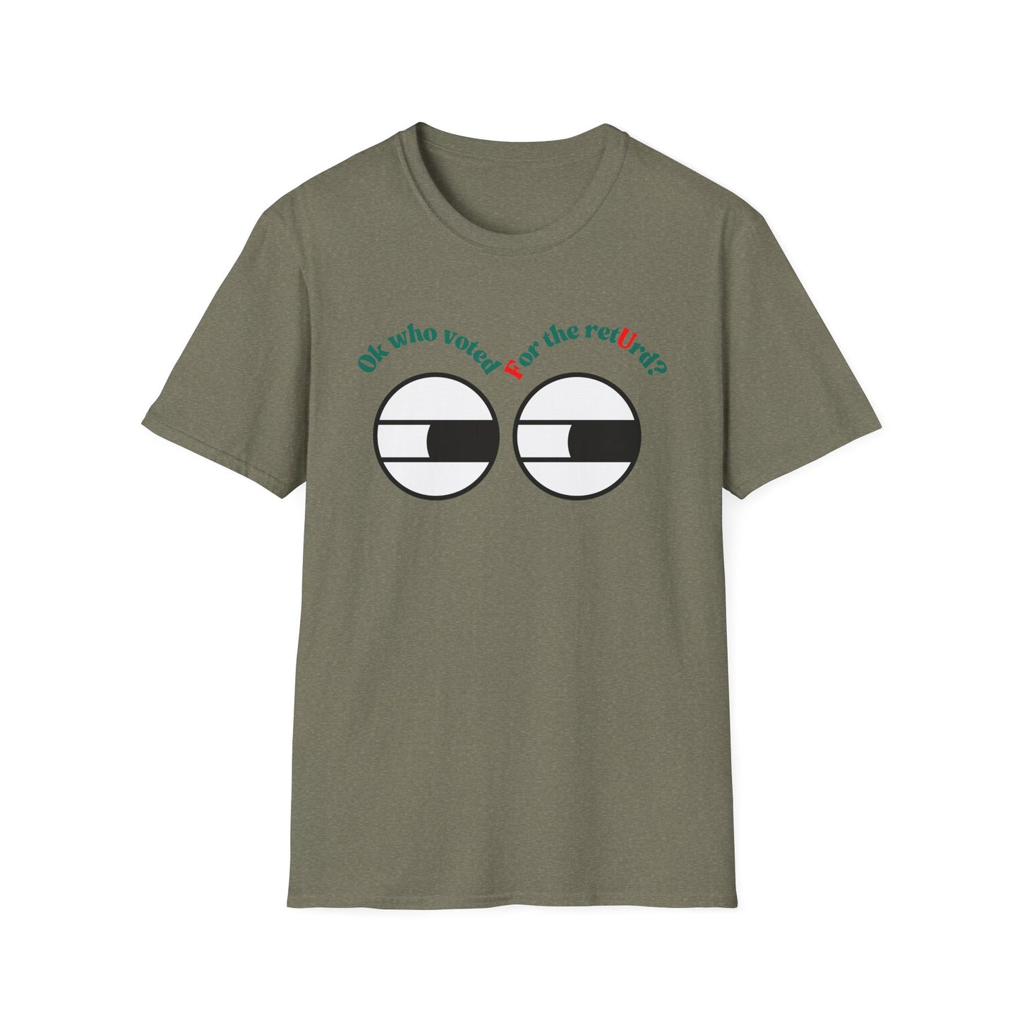 F U | Colorful Shirt | Cool Funny Shirt | Adult Fashion | Trending | Cool Design | Birthday Gift | Unisex Softstyle T-Shirt