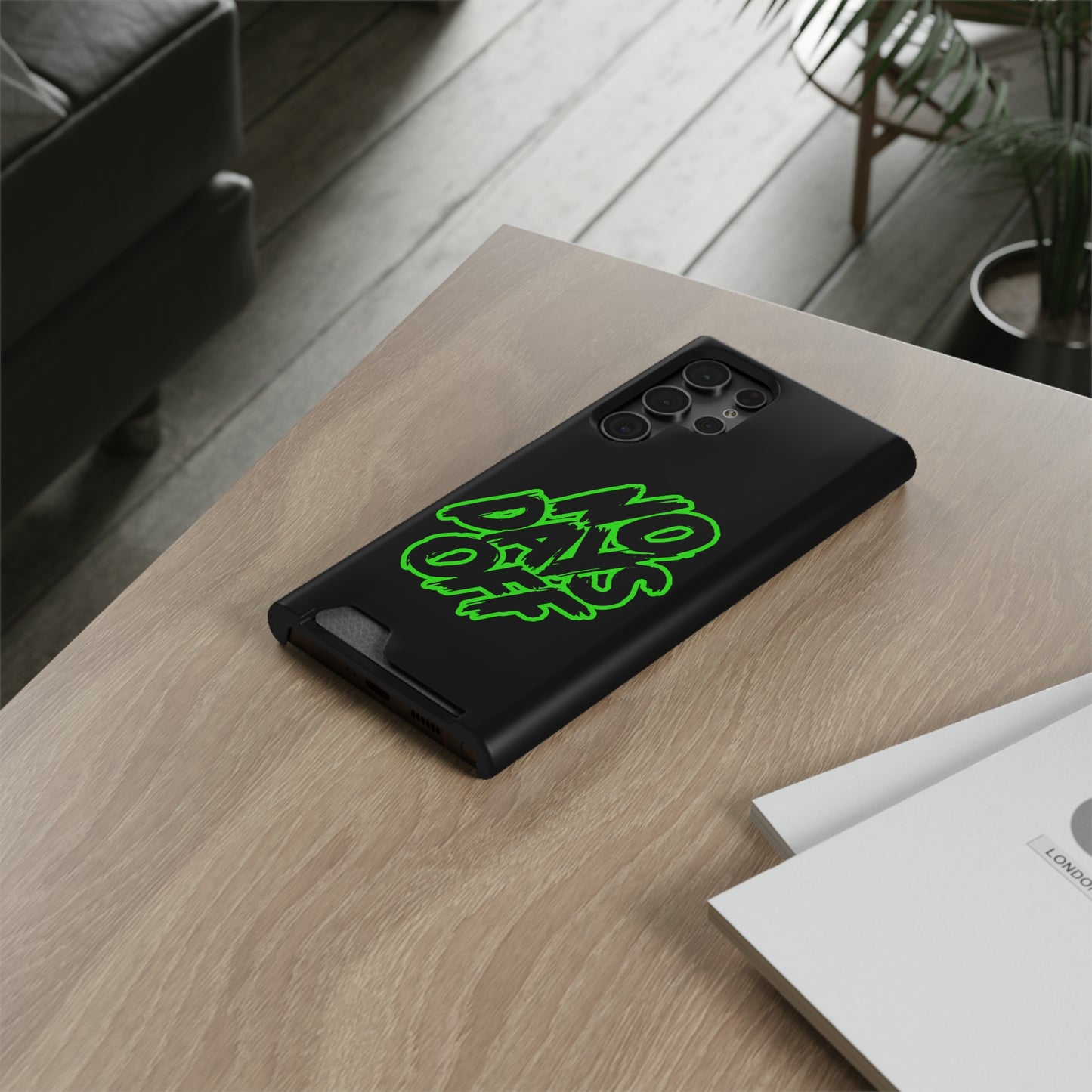 No Days Off | Impact-Resistant Phone Case With Card Holder | iPhone Samsung Models