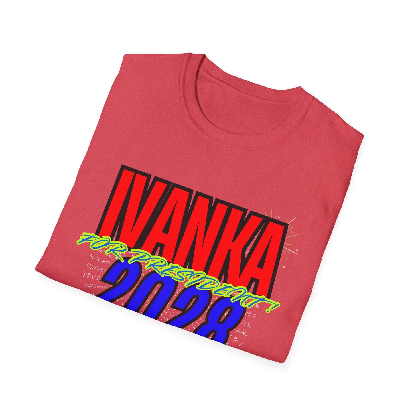 IVANKA for President 2028 | Colorful Shirt | Cool Shirt | Fashion | Trending | Cool Design | Birthday Gift | Unisex Softstyle T-Shirt
