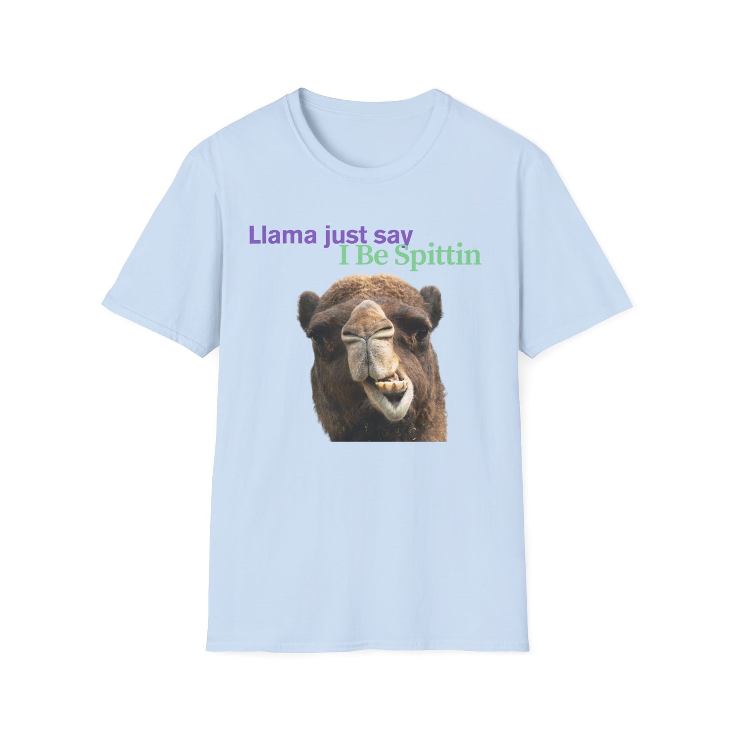 I Be Spittin | Funny Llama Shirt | Teen Clothes | Adult Shirt | Kids Clothes | Trending | Birthday Gift | Unisex Softstyle T-Shirt