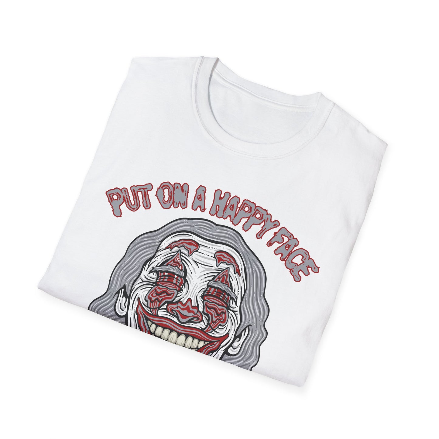 Happy Face | Clown Shirt | Adult Clothes | Teen Shirt | Trending | Birthday Gift